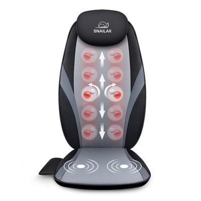 Snailax Shiatsu Massage Cushion with Heat Massage Chair Pad Kneading Back Massager