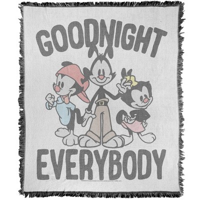 Animaniacs The Siblings Blanket 50"x60" Woven Tapestry