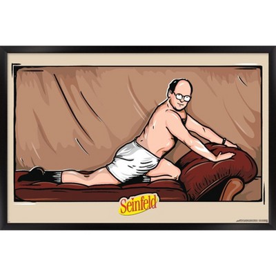 Trends International Seinfeld - The Art Of Seduction by George Costanza Framed Wall Poster Prints