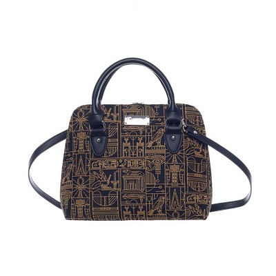 Signare USA British Museum Egyptian Convertible Top Handle Purse Handbag