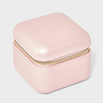 Rounded Square Travel Organizer Jewelry Box - A New Day™