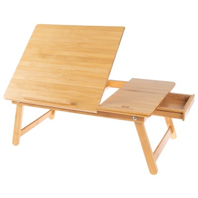 Lavish Home Ergonomic Lap Desk with Storage Drawer and Adjustable Top