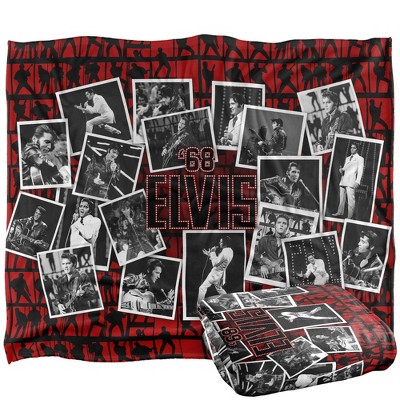 Elvis Presley Comeback to 68 Officially Licensed Silky Touch Super Soft Throw Blanket 50" x 60"