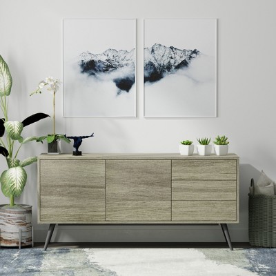 Glenwillow Home Atlas 59" Mid-Century Modern Buffet/Sideboard/TV Console