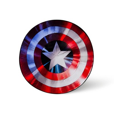 Surreal Entertainment Marvel Captain America Shield Oversized Fleece Throw Blanket | 72 Inches