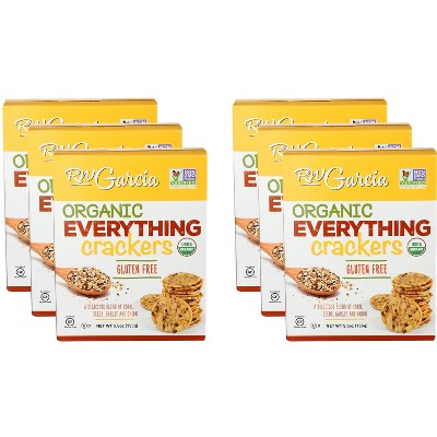 RW Garcia Everything Crackers Organic - Case of 6 - 5.5 oz