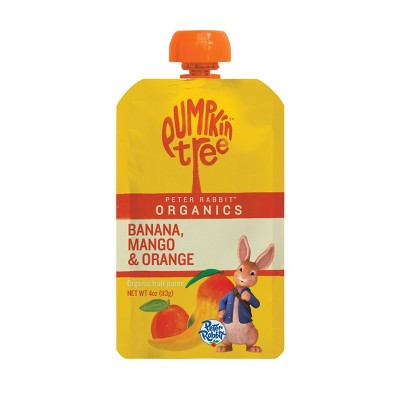 Peter Rabbit Organics Banana Mango & Orange Baby Food Pouch - 4oz