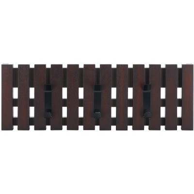 Cato 3 Hook Wall Mounted Coat Rack - STG5704 - Safavieh