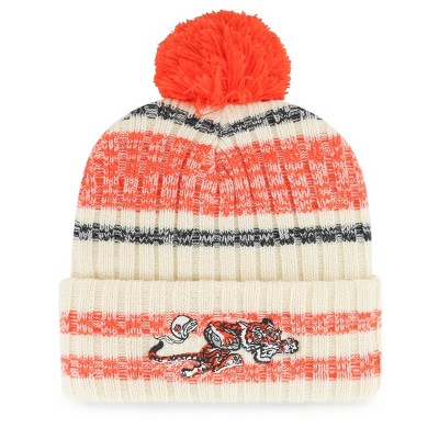 NFL Cincinnati Bengals Creampuff Knit Beanie: Team Logo Sports Apparel