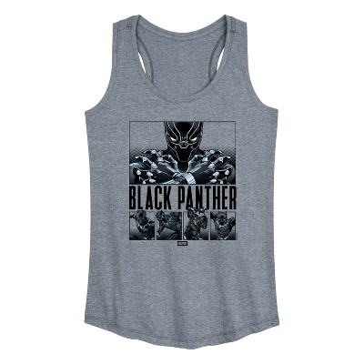 Women's - Marvel - Black Panther Grid Graphic Racerback Tank