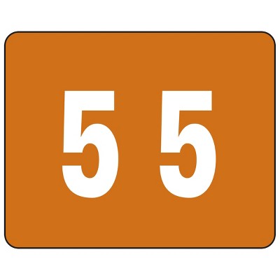 Smead DCCRN Color-Coded Numeric Label