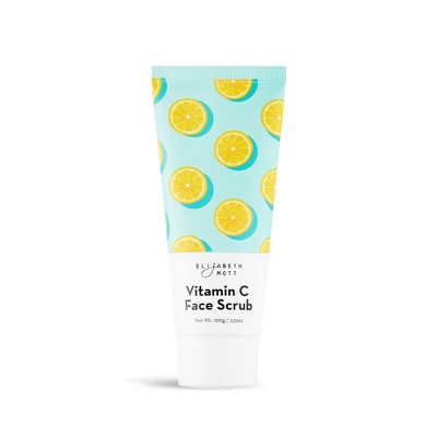 Elizabeth Mott Sure Thing Vitamin C Face Scrub - Heat Activated, Exfoliating Facial Cleanser, Vegan & Cruelty-Free - 3.52 oz