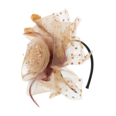 Unique Bargains Women's Feathers Headband 1 Set