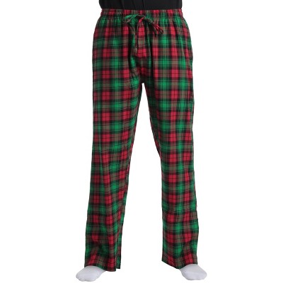 #followme Men's 100% Cotton Flannel Pajamas - Buffalo Plaid Pajama Pants for Men - Lounge & Sleep PJ Bottoms