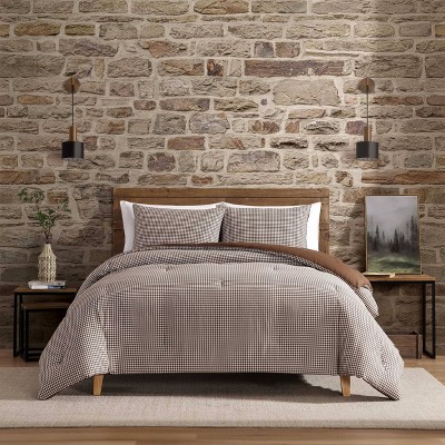 Eddie Bauer Harrison Comforter Bedding Set Brown