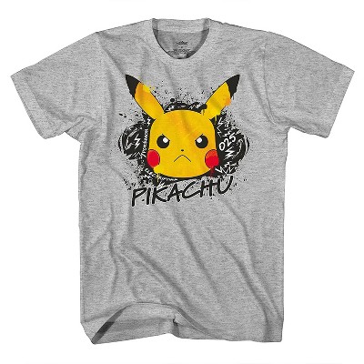 Pokemon Boys Pikachu Game Shirt - Gotta Catch Em All - Ash Pikachu Charizard Pokeball Official T-Shirt