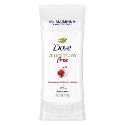 Dove Beauty Pomegranate & Lemon Verbena Solid Deodorant Stick - Aluminum-Free 2.6oz