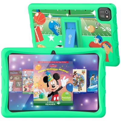 Contixo 10" Android Kids Tablet 64GB Octa-Core 2.0GHz, 4 GB DDR3 (2025 Model), Includes 80+ Disney Storybooks, Kid-Proof Case with Kickstand (K103A)