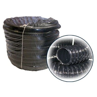 1.5" x 100' Kink Free Heavy Hose Black - Alpine Corporation