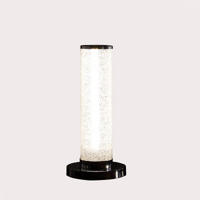 13" Novelty Metal Tube Table Lamp (Includes LED Light Bulb) Black - Ore International: Bedside, Small, Tabletop Lamp