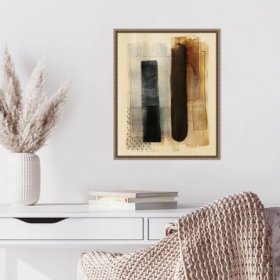 Amanti Art Burnt Toast I by Grace Popp Wood Framed Wall Art Print
