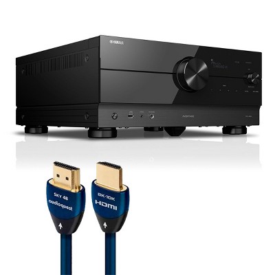 Yamaha RX-A8A AVENTAGE 11.2 Channel Receiver with AudioQuest SKY 3m HDMI Cable