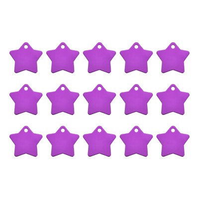 Unique Bargains Heart Aluminum Stamping Blank Tag for Necklace Bracelet Making 15 Pcs