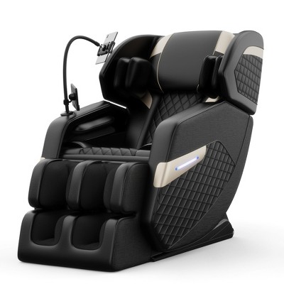 Zero Gravity Massage Chair Recliner with Full Body Air Pressure, Heating, Bluetooth Audio, and Ambient Lighting