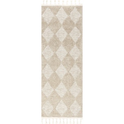 Nuloom Marissa High/Low Diamond Tassel Indoor Area Rug