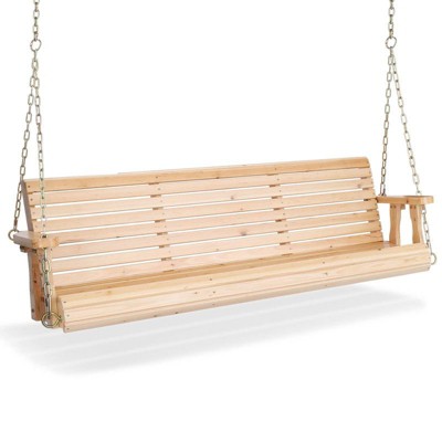 Karl Home | 5ft 3-Personn Nature Outdoor Fir Wood Hanging Porch Swing
