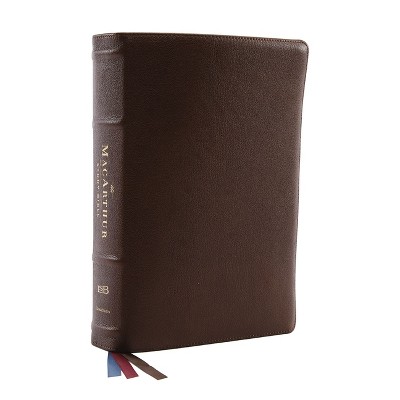 Lsb MacArthur Study Bible 2nd Edition: Unleashing God's Truth One Verse at a Time (Brown Premium Goatskin Leather, Comfort Print) - (Leather Bound)