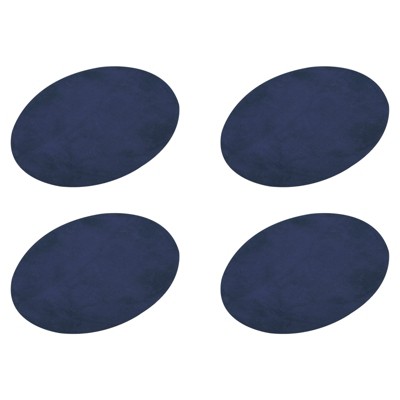 Unique Bargains Oval Elbow Knee Iron-on Repair Patches for Clothing 4 Pcs