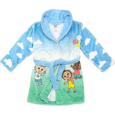 Cocomelon Toddler Boys and Girls JJ Playtime Plush Fleece Robe