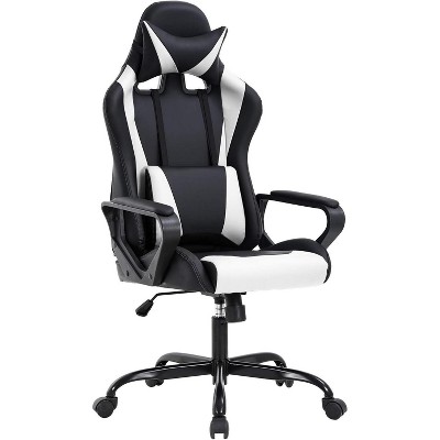 FDW Office Chair Gaming Chair Desk Chair Executive Chair with Lumbar Support Adjustable Stool Swivel Rolling Computer Chair