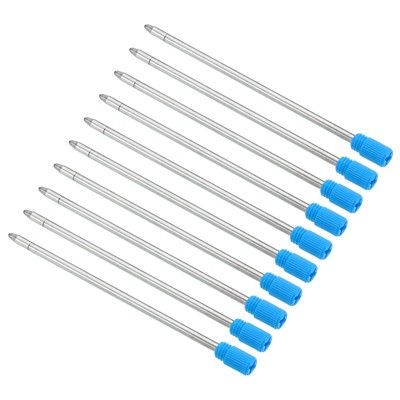 Unique Bargains Ballpoint 1 mm Medium Point Replaceable Pen Refills 10 Pcs
