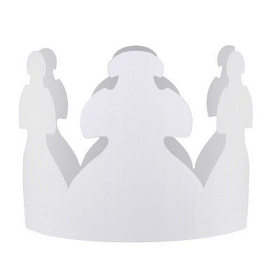 Hygloss® White Crowns, Pack of 24