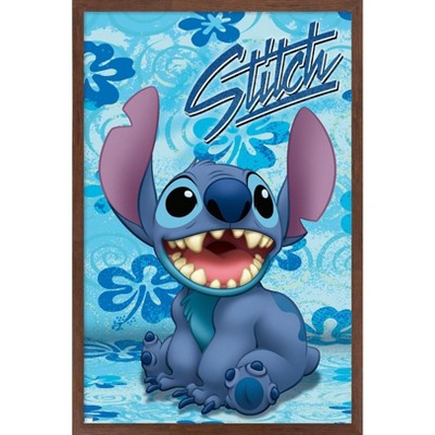 Trends International Disney Lilo and Stitch - Sitting Framed Wall Poster Prints