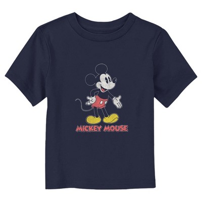Mickey & Friends Distressed Mickey Logo T-Shirt