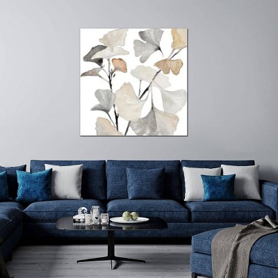 iCanvas Neutral Ginko Stems I by Lanie Loreth Canvas Print Wall Art