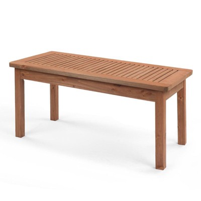 Karl Home Patio Dark Brown Wood Table