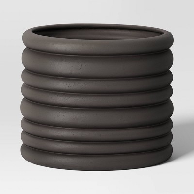 Banded Stoneware Indoor Outdoor Planter Pot - Threshold™