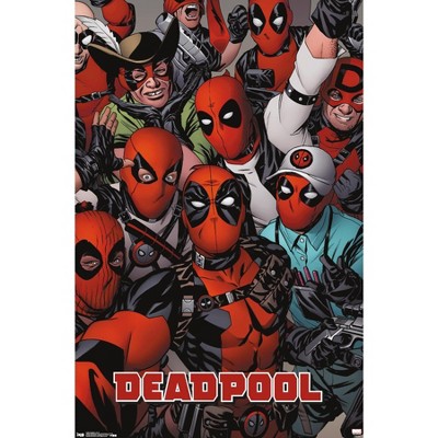 Trends International Marvel Comics - Deadpool - Faces Unframed Wall Poster Prints