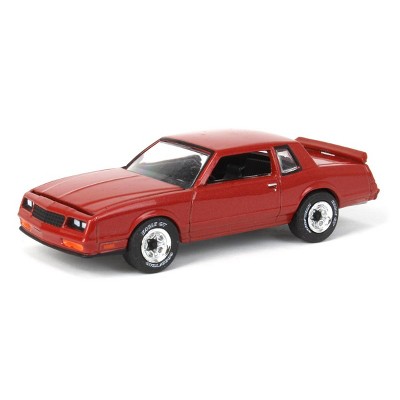 1/64 1985 Chevrolet Monte Carlo SS, Burgundy, Midwest Diecast Greenlight 51566-A