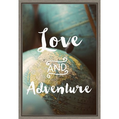Amanti Art Love and Adventure by Alicia Bock Canvas Wall Art Print Framed 16 x 23-in.