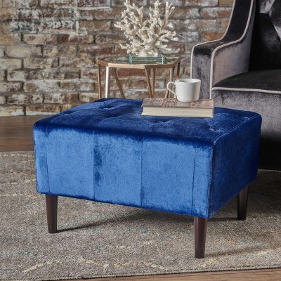 CAVINAS Velvet Storage Ottoman Bench with Button-Tufted Top,Upholstered Storage Ottoman,Storage Benches for Living Room,Bedroom
