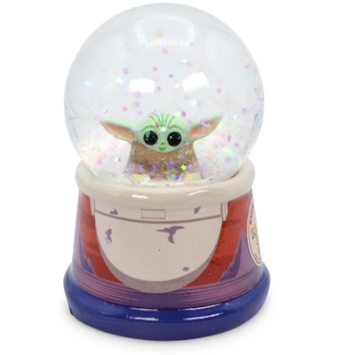 Silver Buffalo Star Wars: The Mandalorian The Child Hover Pod Light-Up Mini Snow Globe