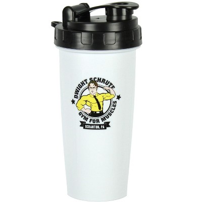 The Office Dwight Schrute Gym For Muscles 20oz Shaker Bottle