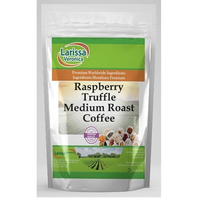 Larissa Veronica Raspberry Truffle Medium Roast Coffee (Gourmet, Naturally Flavored, Whole Coffee Beans) (16 oz, ZIN: 556955)