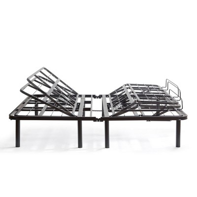 Bryt Basic Adjustable Bed Base, Bed Frame with Motorized Head and Foot Incline and Wireless Remote