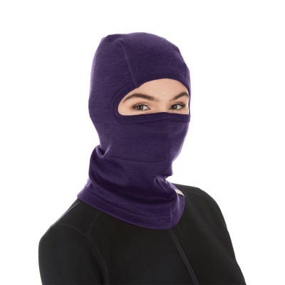Minus33 Merino Wool Midweight - Balaclava 100% Merino Wool Dark Purple